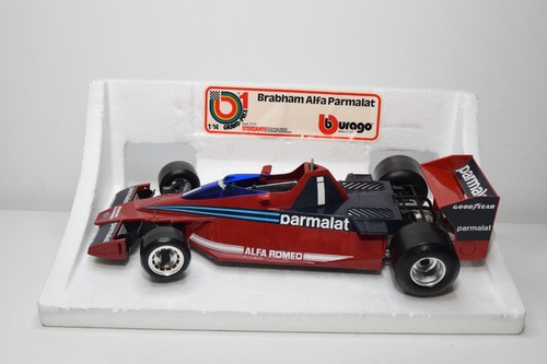 B41 1:14 BBURAGO BURAGO 2103 BRABHAM ALFA PARMALAT RACING CAR MIB RARE! - Picture 2 of 21