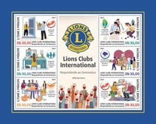 2021 12 - SAO TOME - LIONS CLUB         6V  complet set    MNH **