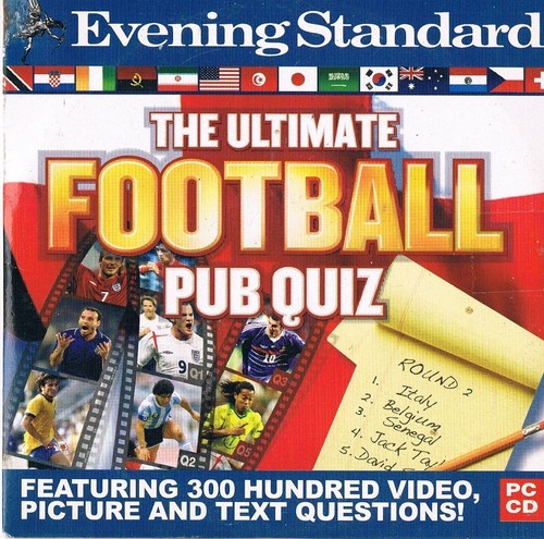 ULTIMATE FOOTBALL PUB QUIZ: PC/MAC – PROMO CD-ROM VIDEO GAME - 300 QUESTIONS - 第 1/2 張圖片