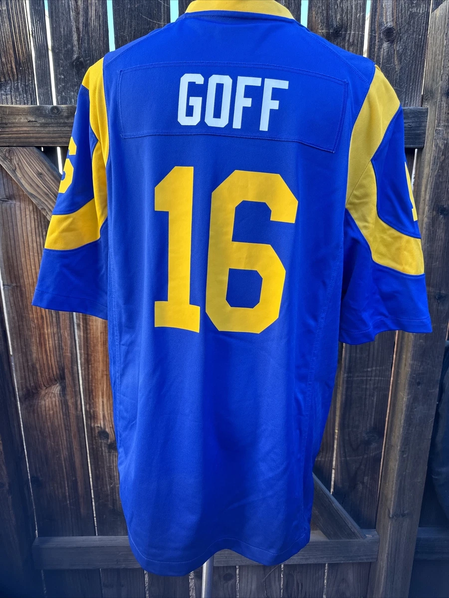 Nike Los Angeles Rams No16 Jared Goff Green Men's Stitched NFL Limited 2015 Salute to Service Jersey