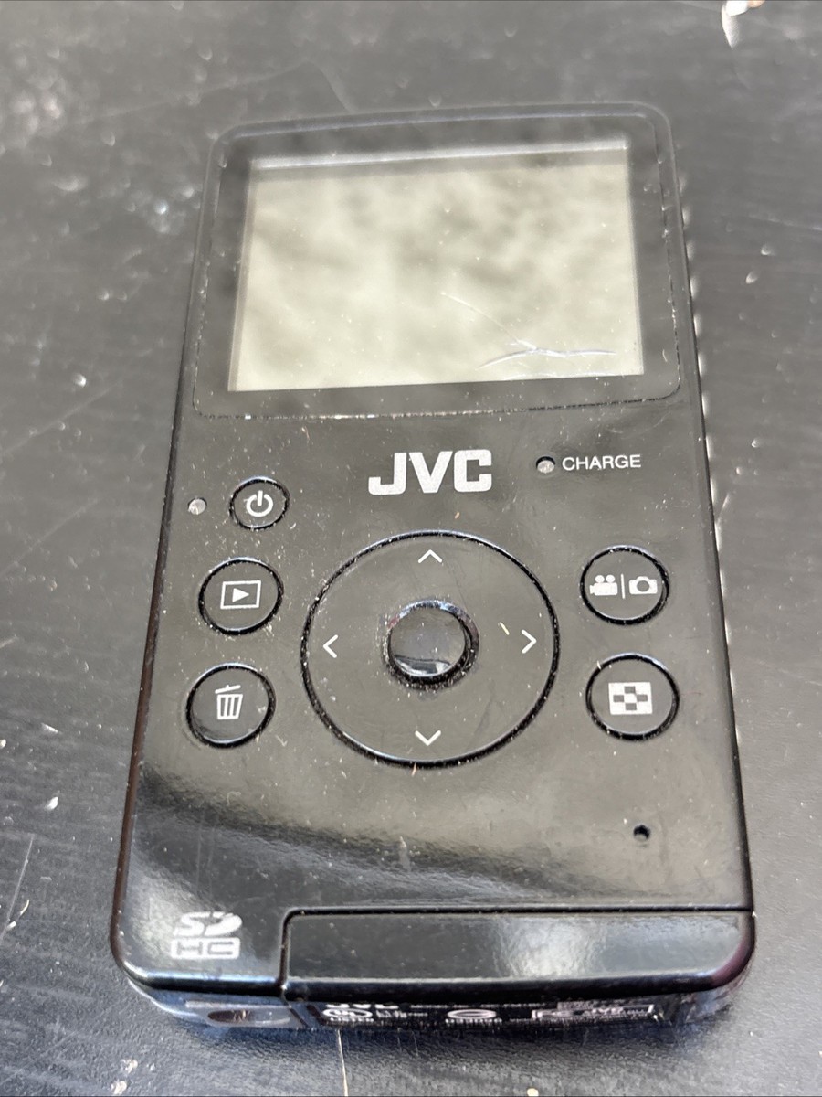 JVC GC-FM1 HD Memory Pocket Camcorder Camera - Black - Tested | eBay
