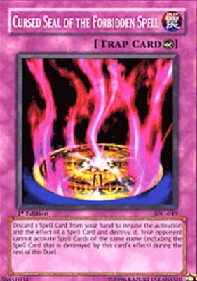 Cursed Seal of the Forbidden Spell - IOC-049 - Common - Unlimited Edition - Ligh