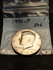 1990-P BU Kennedy Half Dollar  ** From OBW roll **