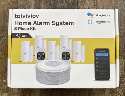 Tolviviov Home Alarm System 8 Piece Kit