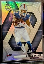 2025 Panini Mosaic - Khalil Shakir #122 Silver Prizm