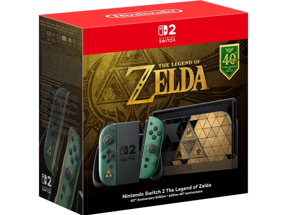 VORVERKAUF Nintendo Switch 2 Zelda 40th Anniversary Edition NEU - Bild 1 von 1