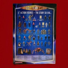 Poster Doctor Who 5" Action Figures The Story So Far Checklist Great Condition