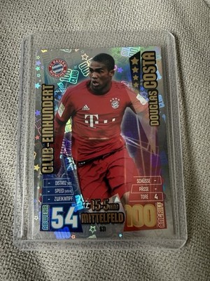 Match Attax Extra 15/16 MX-631 - Douglas Costa - Club 100
