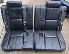 07-14 Oem Gm Chevy Tahoe Yukon Suburban 3rd Row Rear Seats Black