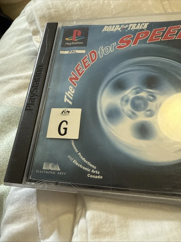 1996 EA Road & Track: THE NEED FOR SPEED - SONY Playstation PS1, AUS CODED - Image 2 of 4