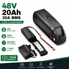 48V Hailong Lithium Ebike Battery 48V 20Ah Electric Bike Battery 100W-1500W BMS