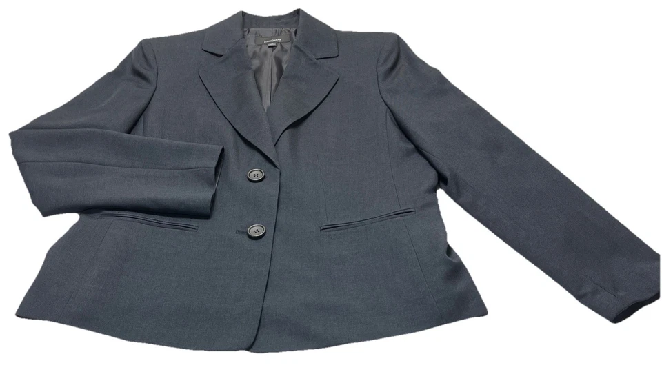 Jones Wear Azul Forrado 3 Piezas Falda Midi/Tiro Alto Pierna Ancha Pantalón Traje Para Mujer’s 12 Foto 2 de 4