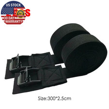 2Pcs 250Kg Car Roof Rack Kayak Cam Buckle Lashing Strap Luggage Strap Polyester