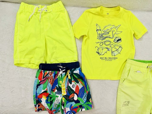 Swimming Boys Shorts Lot Size 6 Boden, GAP Excellent Condition - Picture 2 of 5
