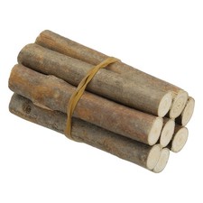 8 Pcs / 10cm Wood Log Sticks, Drift Wood for Crafts, Brown