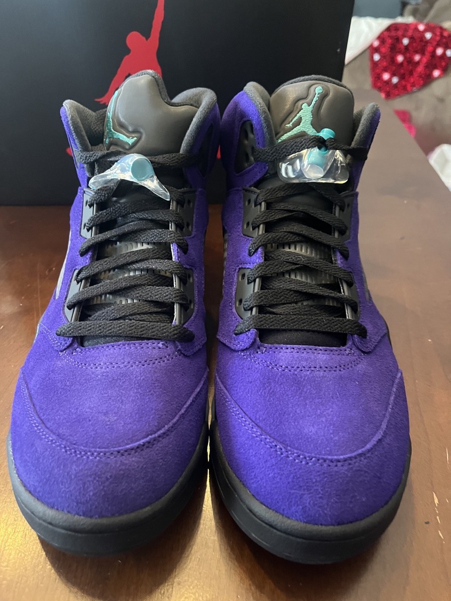 Nike Air Jordan 5 V Retro Alternate Grape Purple Black Size 11 NEW
