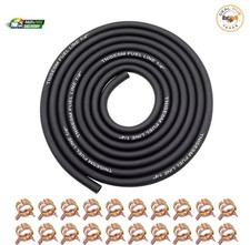 14 Inch Id Fuel Line Hose 10ft 20 Hose Clamps For Small Gas Engines-free Ship