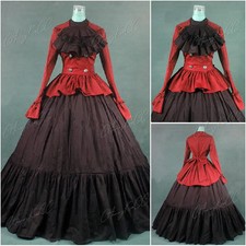 Victorian Dress Cosplay Costume Retro Gothic Suit Stage Performance Halloween