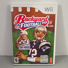 NFL Backyard Football '09 Nintendo Wii Manual Included NTSC-U/C E Everyone
