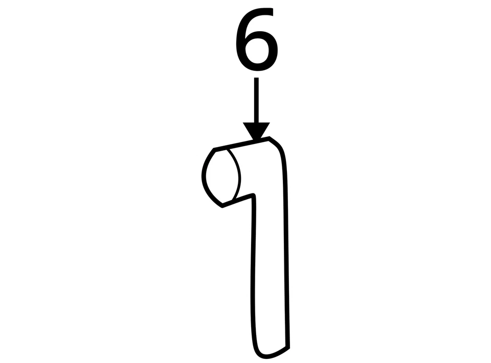 1996-2000 GMC CHEVROLET JIMMY BLAZER HOSE RAD DRN COCK W/ GRN B 15724379 NEW OEM - Image 3 of 3