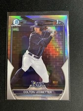 2023 Bowman Chrome Draft Colton Lefbetter Refractor Card