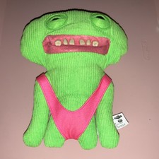 Uglydoll Green Plush Stuffed Toy Ugly Doll Small 6-14in Pink Outfit