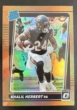 2021 Panini Donruss Optic - Rated Rookie Khalil Herbert #293 Bronze Prizm (RC)
