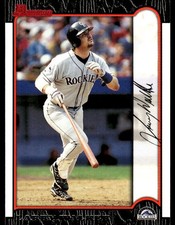 Larry Walker 1999 Bowman #31 Rockies MLB READ FREE SHIPPING AutographDen