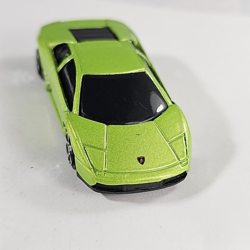 Maisto Lamborghini Murcielago verde chiaro cromato cerchi 5 razze 1:64 auto pressofusa - Foto 11 di 12