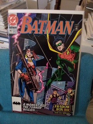 Batman #467A, Tom Lyle Cover, Chuck Dixon, Shadow Box Part One, DC Comics, 1991