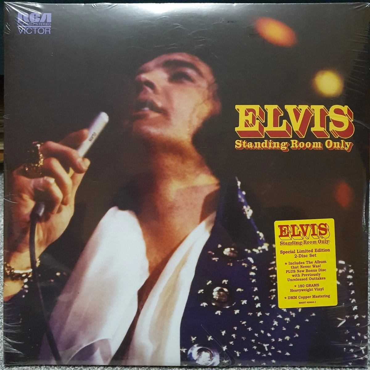 ELVIS PRESLEY "STANDING ROOM ONLY" 2009 FTD 2LP SEALED WITH HYPE. UBER RARE!