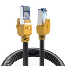 Cat 8 Ethernet Cable,6 ft Heavy Duty High Speed 26AWG Professional Cat 8 LAN Net