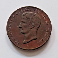 10 Tornesi 1859 Francesco II° di Borbone Regno Delle Due Sicilie (T