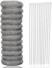 12 PCS Lint Traps Febwind Lint Catcher for Washing Machine Stainless Steel