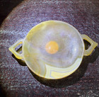 Rare Antique/ Vtg. Chinese Banded Cameo Agate Dish — photo 1