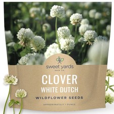 White Dutch Clover - Large 1 Ounce Packet - 1 Pouch (40,000 Seeds)  223.84 per gallon