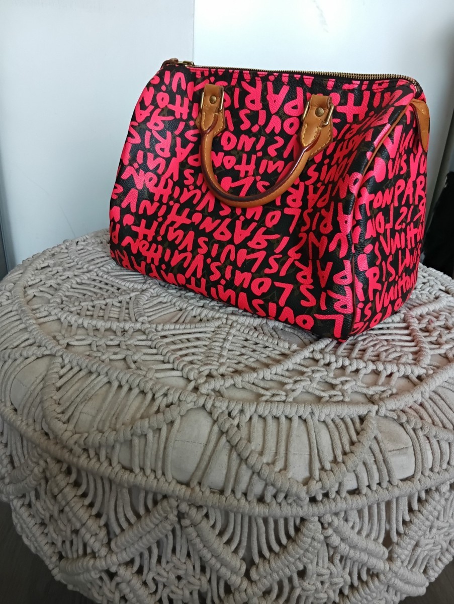 Louis Vuitton Speedy 30 Graffiti Bag Pre-owned, Limited Edition