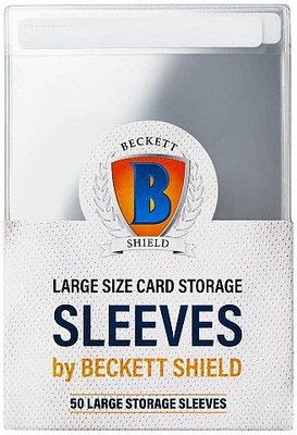 Beckett Shield Large Size Card Storage Sleeves (50 St.)