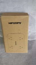 Hanycony Surge Protector Power Strip Extension Cord 5' Ultra Thin 8 Outlet Unit