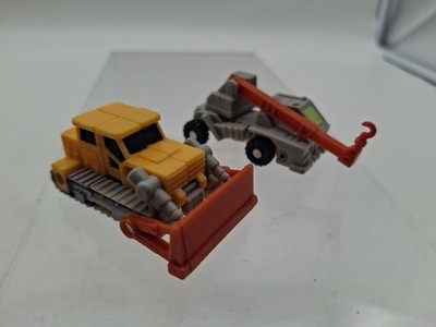 original G1 Transformers micromaster Construction Patrol NEUTRO + CRUMBLE