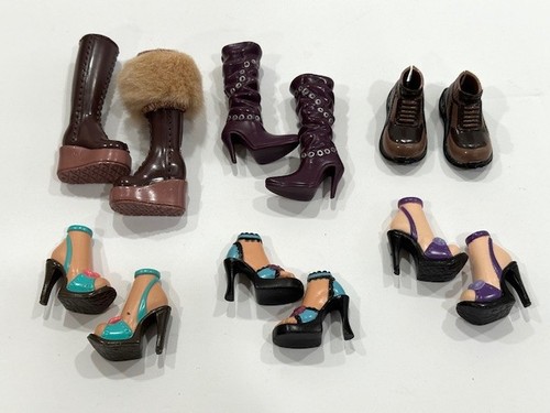 Mattel My Scene Barbie Doll Shoes LOT 6 Pairs - Picture 3 of 12