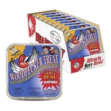S Woodpecker Suet Treat, Outdoor Wild Bird Food for Woodpeckers, Flickers an...