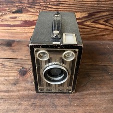 Kodak BROWNIE JUNIOR SIX-16 Box Camera Art Deco Box Face Vintage
