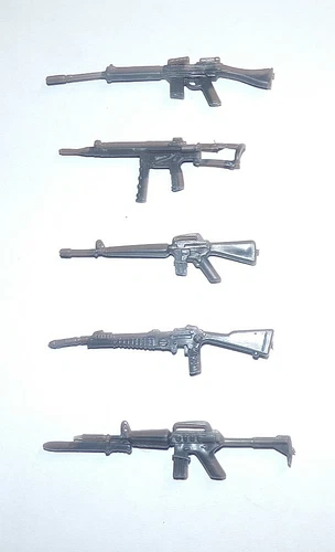 Vintage Tactical Battle Platform Rifle Gun Lot GI Joe 1985 Hasbro Action Figure