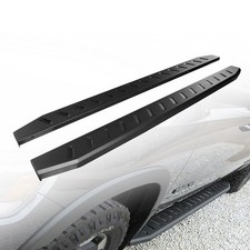 6 inch Black Running Boards 07-18 Silverado Sierra 1500 07-19 2500/3500 CrewCab