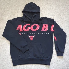 Chicago Bulls Full Sleeve Print Unk NBA Medium Black Hoodie Sweatshirt