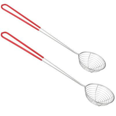 #ad #ad Hot Pot Strainer Spoon Stainless Steel Soup Skimmer Ladle 2Pcs 2 Sizes $15.98