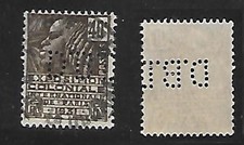 1930 timbre perforé  exposition coloniale paris  N° 271