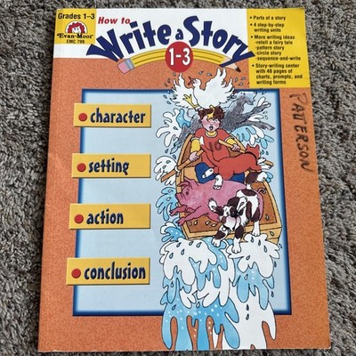 Evan-Moor How to Write a Story, Grades 1-3 Ho- 1557998019, paperback, Publishers