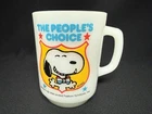 Vintage SNOOPY The People’s Choice Mug Collectors Series 1980 #4 Anchor Hocking